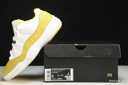 Low 11 Snakeskin” Air Jordan “Yellow 0803